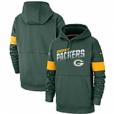 Green Bay Packers Nike Sideline Team Logo Performance Pullover Hoodie Green,baseball caps,new era cap wholesale,wholesale hats